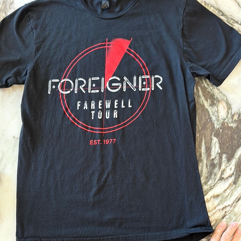 Black Foreigner Farewell Tour T-Shirt